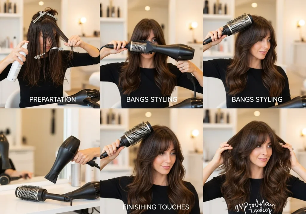 How to Style Long Layers and Curtain Bangs How to Style Long Layers and Curtain Bangs