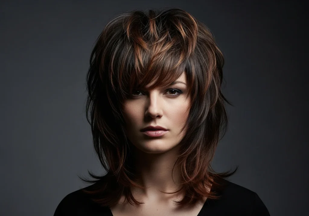 Medium Length Wolf Cut