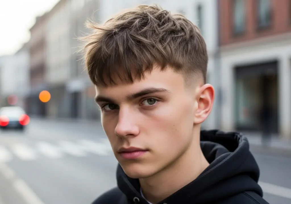 haircuts for diamond face men
Messy Fringe