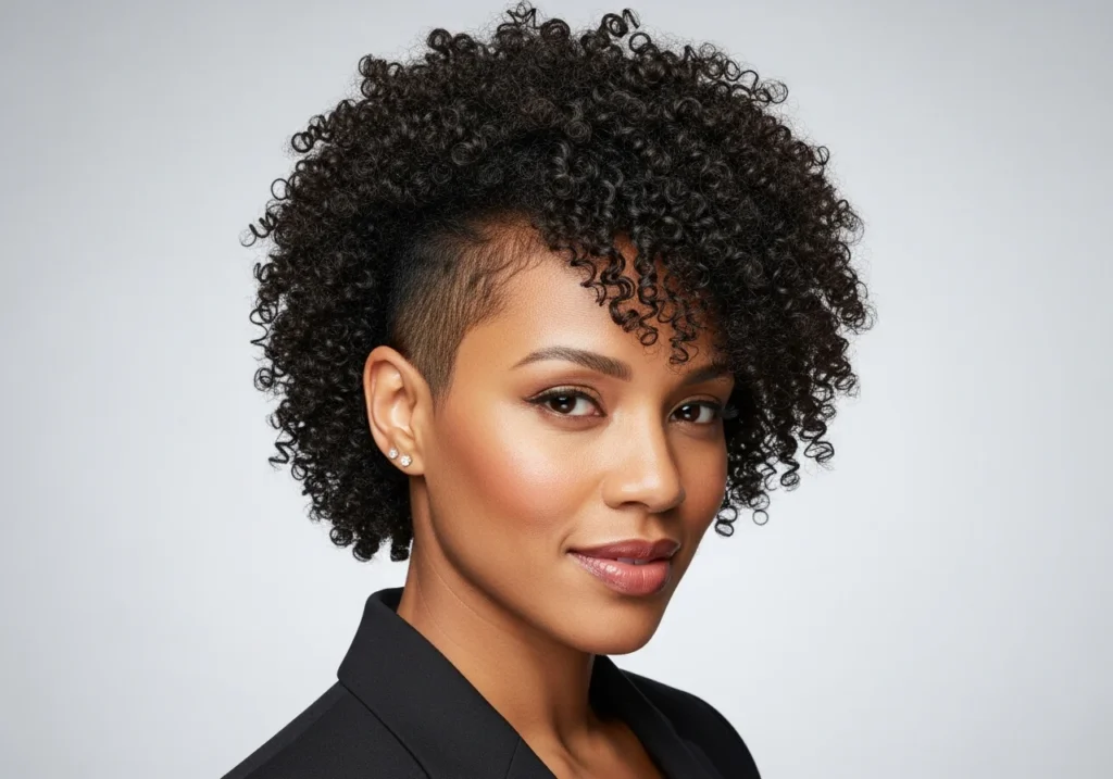 Tapered Curly Cut