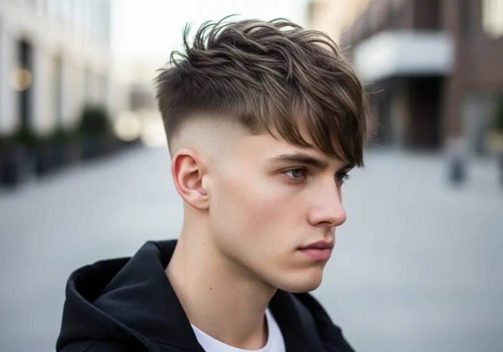 Haircut For Triangle Shape Face
Textured Crop with Fringe