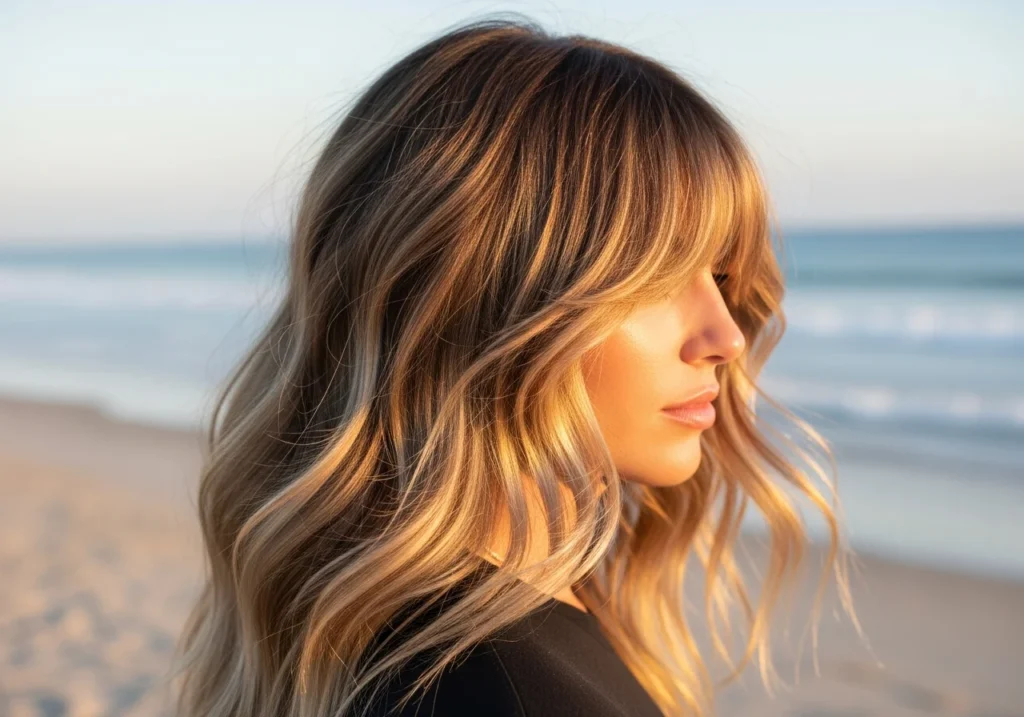 Textured Layers with Beachy Waves Textured Layers with Beachy Waves