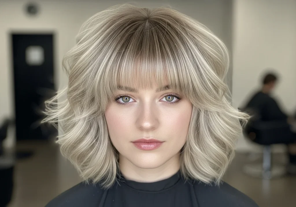 Voluminous Butterfly Cut with Dramatic Face Framing Voluminous Butterfly Cut with Dramatic Face Framing