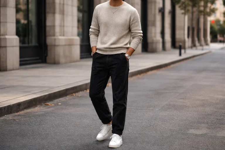 10 black corduroy pants outfit ideas for men