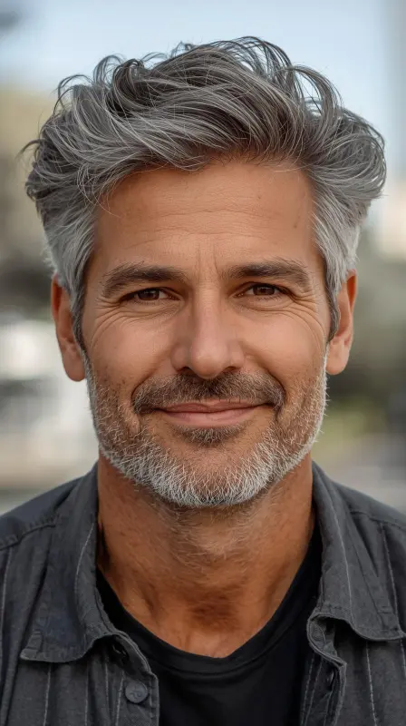 Natural Gray Hairstyle