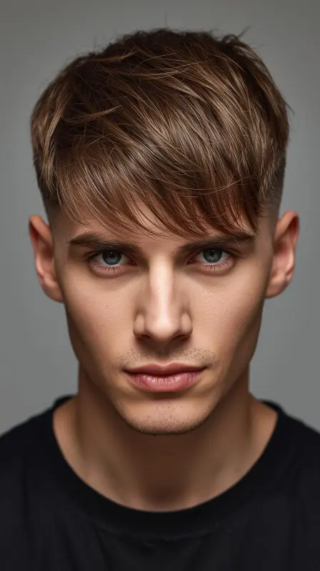 Undercut With Textured Fringe