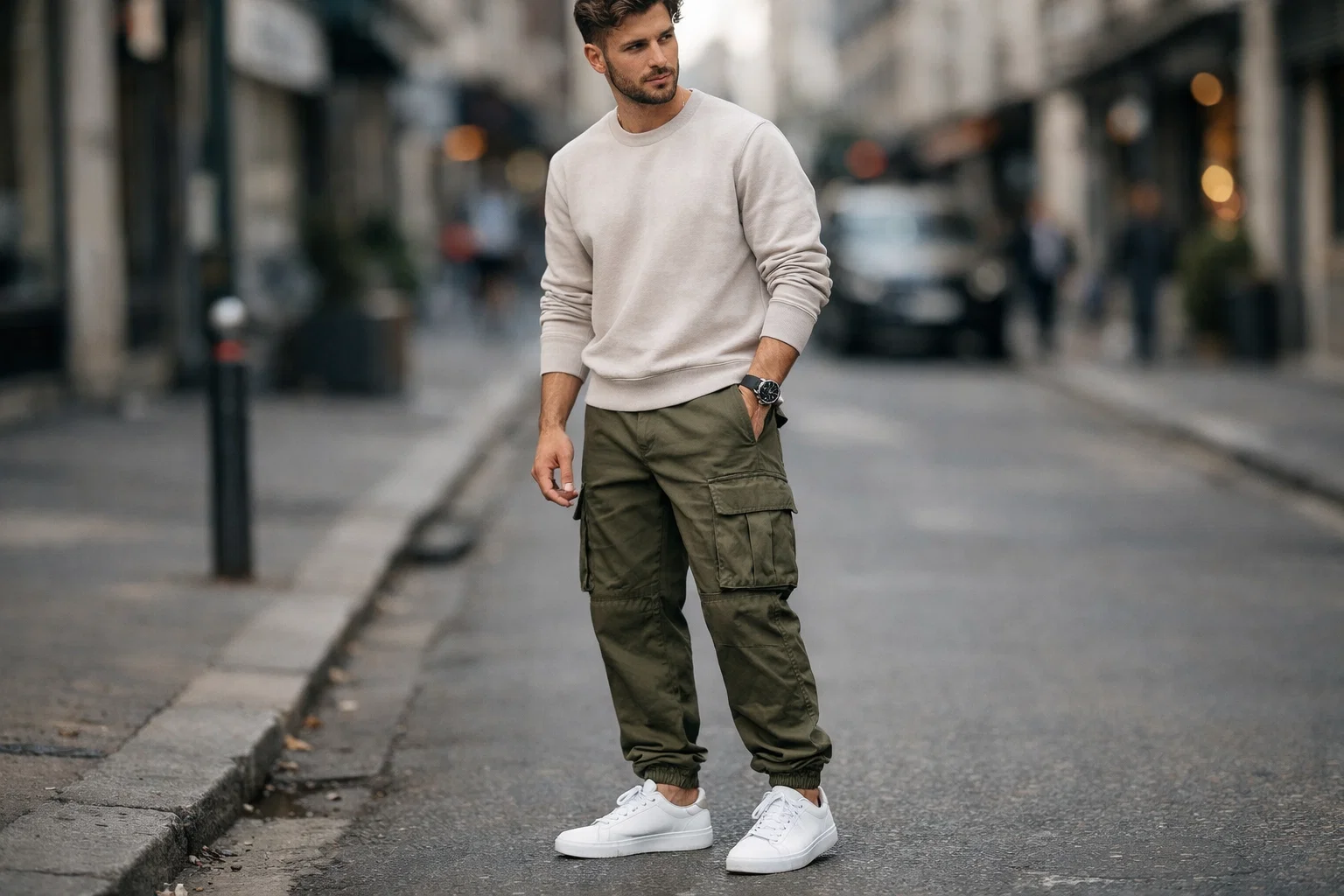 Green cargo pants outfit ideas