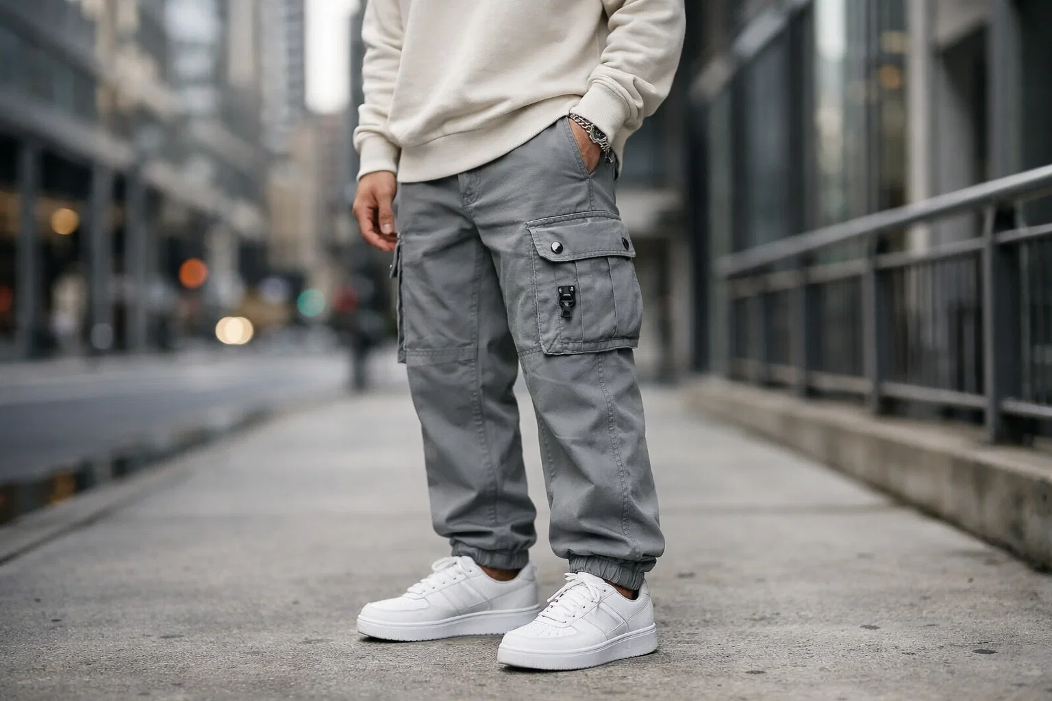 13 grey cargo pants outfit ideas for men