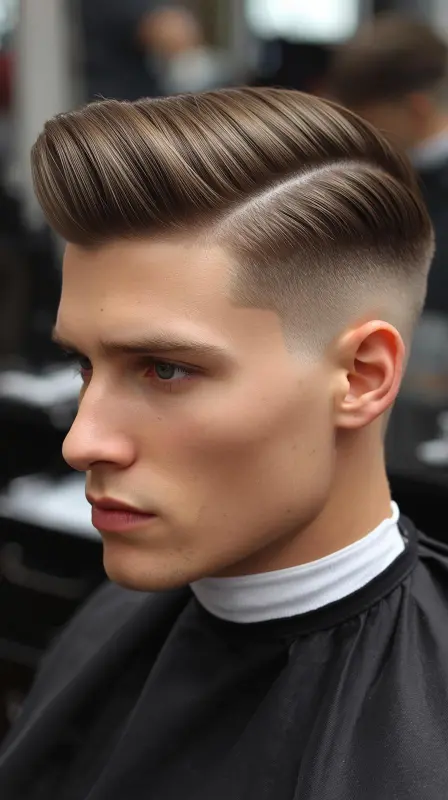 Tapered Side Part