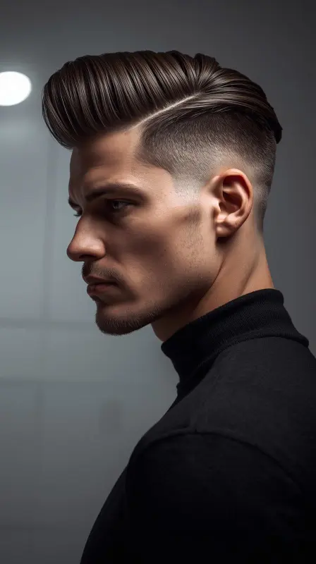 Side Part with Volume