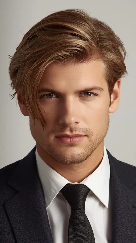 Medium Length Side Part