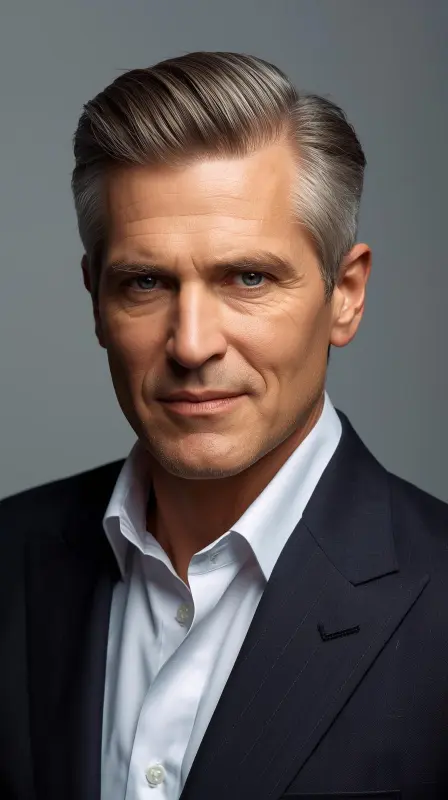 Slicked Back Hairstyle