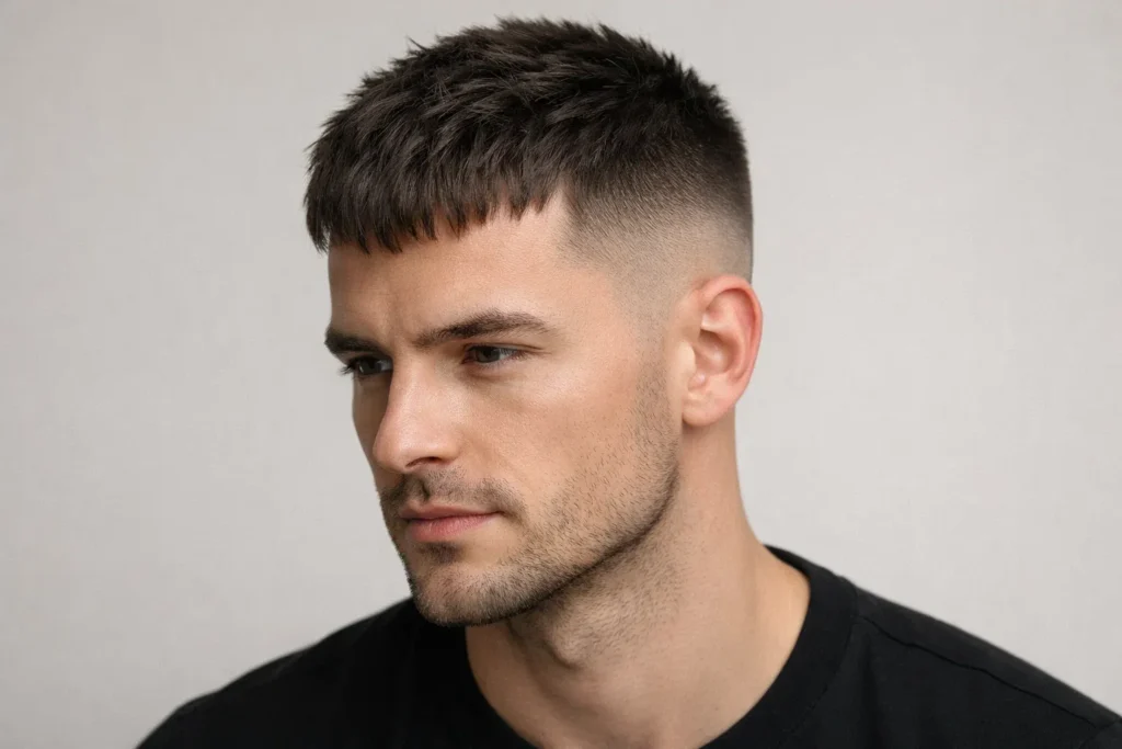 French crop high fade