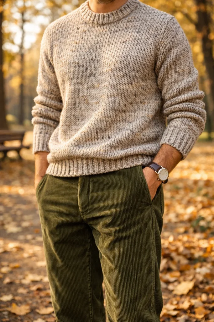 corduroy pants outfit mens ideas