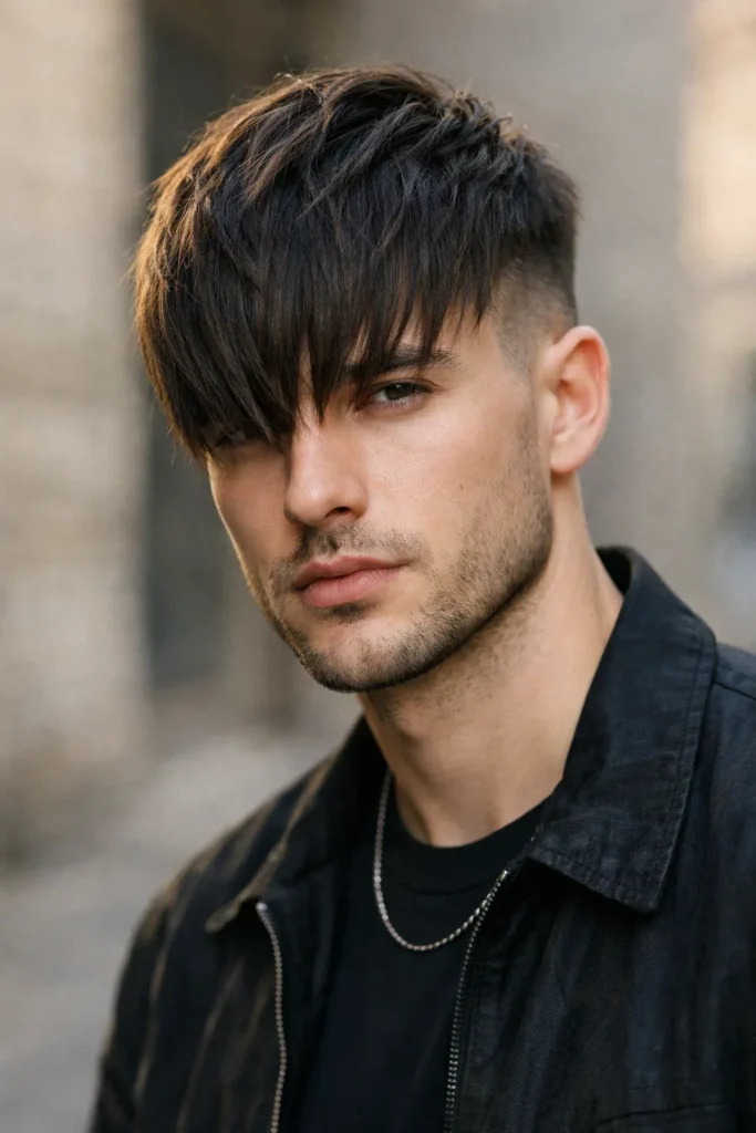 Long Fringe French Crop Low Fade