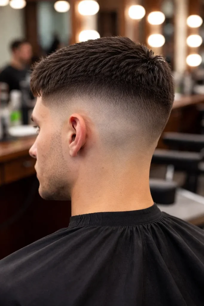 Skin Fade French Crop Low Fade