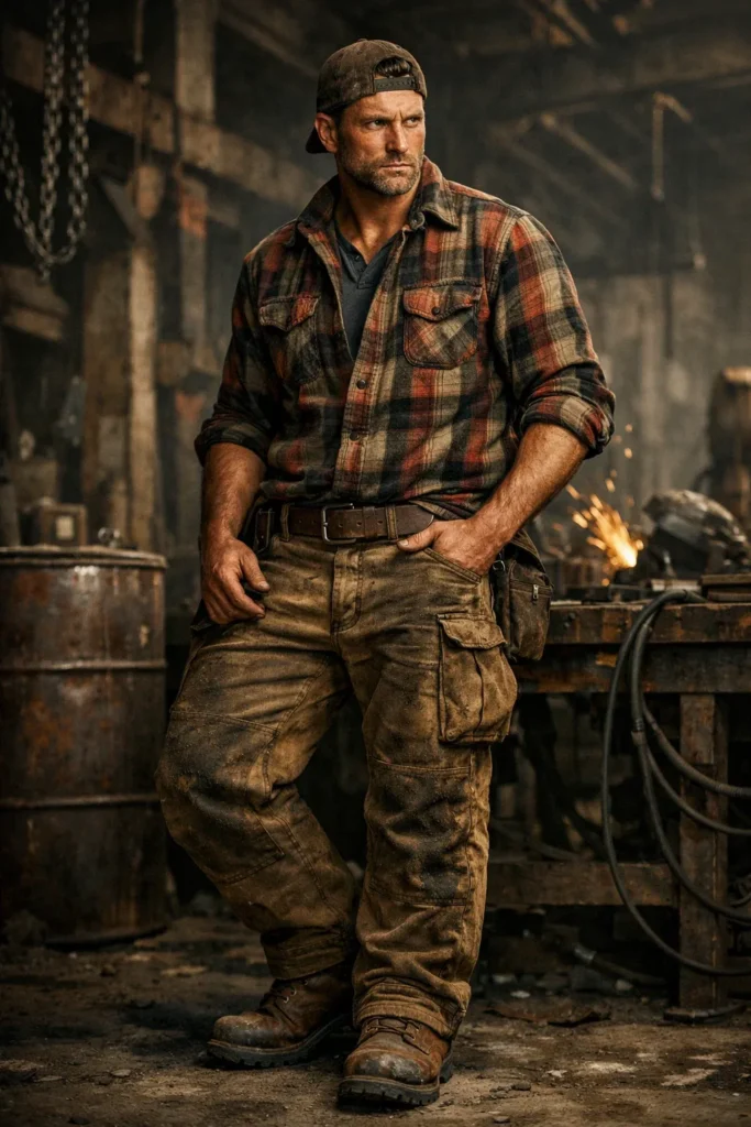 Workwear Inspired Rugged Style