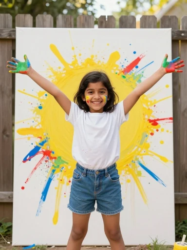 Colorful Painting and Art Activities for Summer
