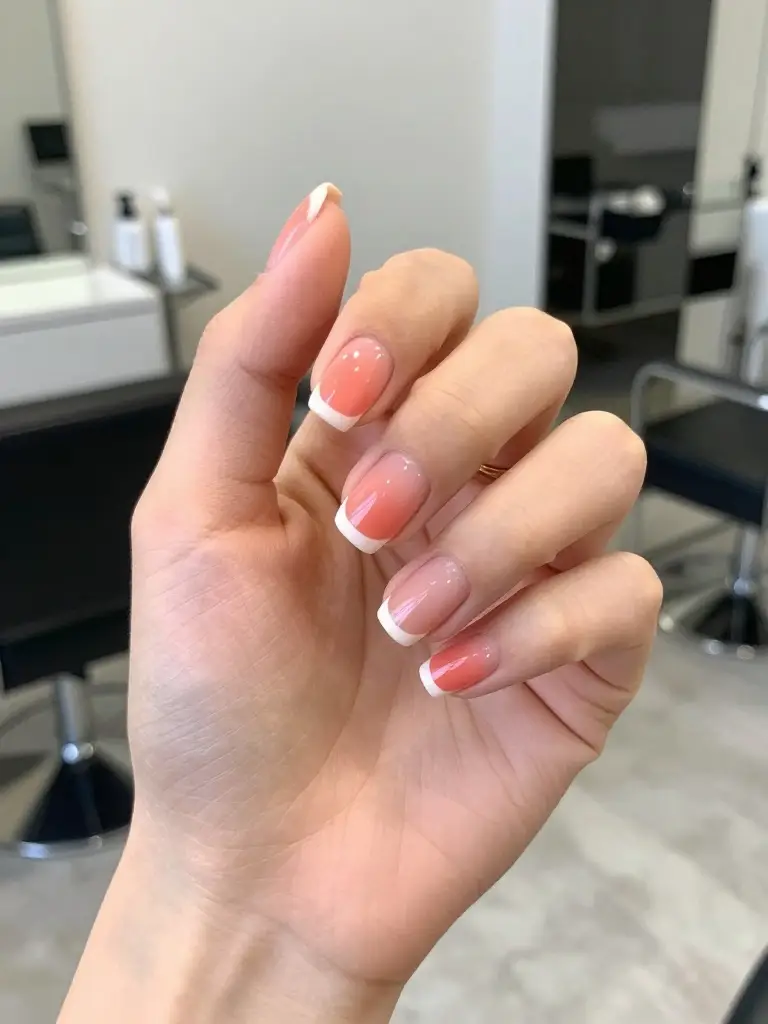 French Tip Nail Designs with a Summer Twist