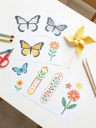 Printable Summer Craft Templates
