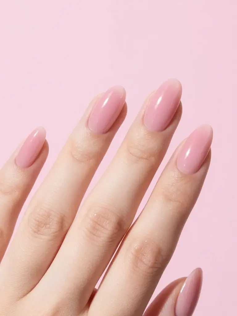 Trendy Pink Gel Nail Designs