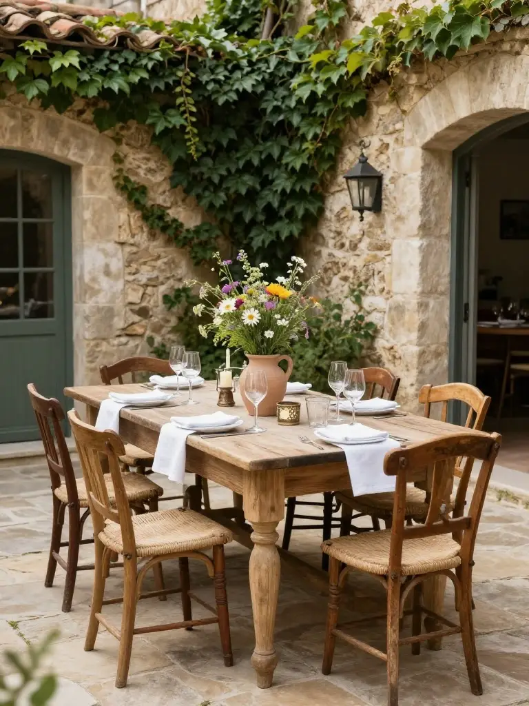11: Creating an Outdoor Dining Space European Style