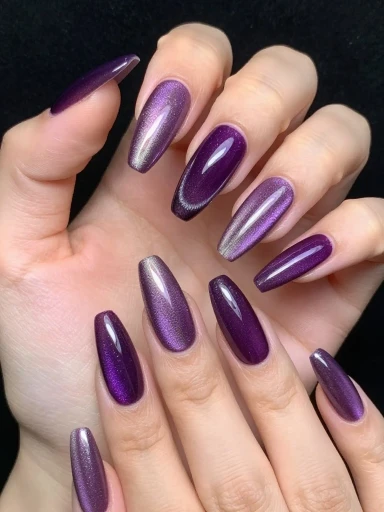 Celebrity-Inspired Cat Eye Nail Designs