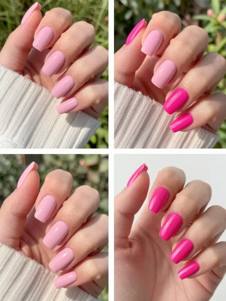 Seasonal Pink Nail Trends for Spring and Summer