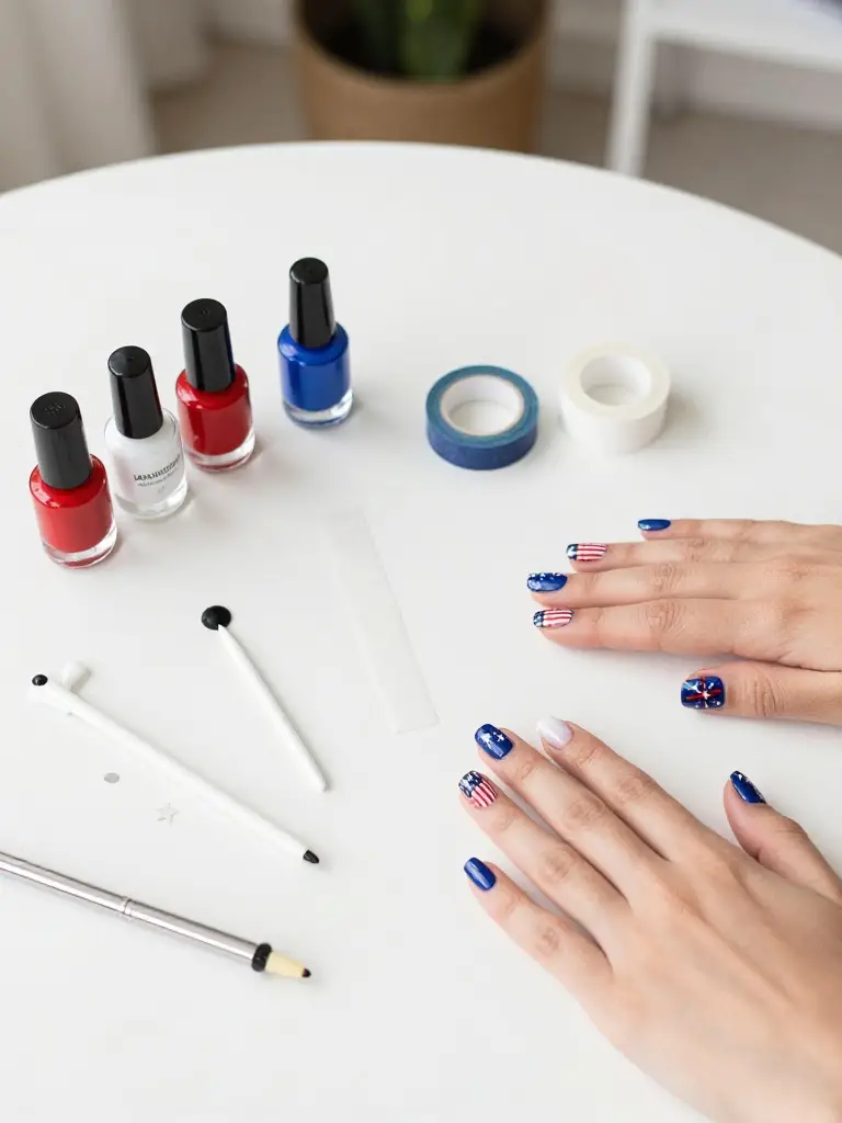 DIY 4th of July Nail Designs You Can Create at Home