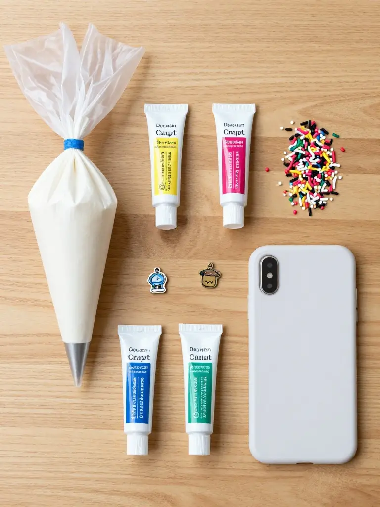 Materials Needed for a Fake Cake Phone Case