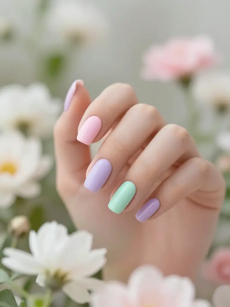 Soft Pastel Shades Taking Over Summer Manicures