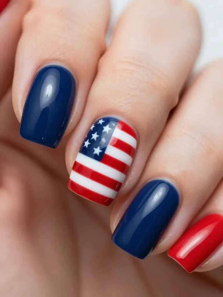 American Flag Nail Art Ideas for a Patriotic Look