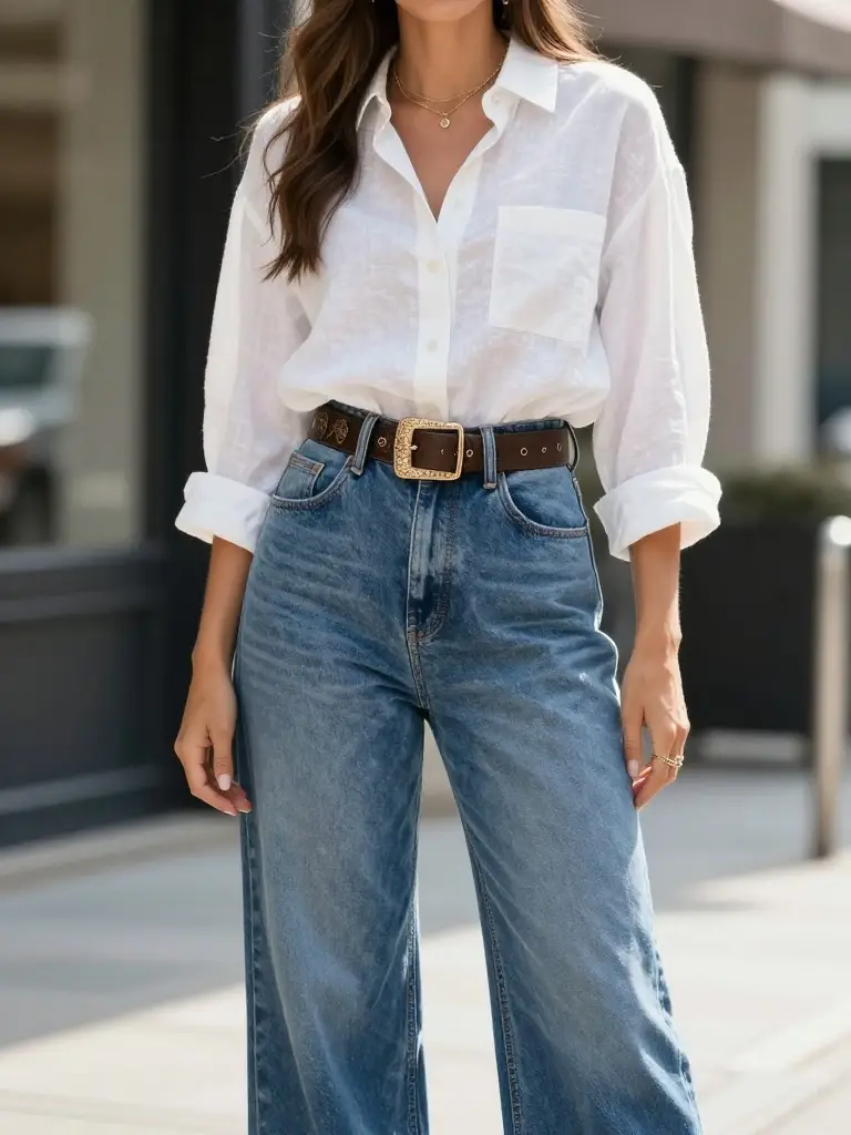 Styling Belts with Jeans and Trousers