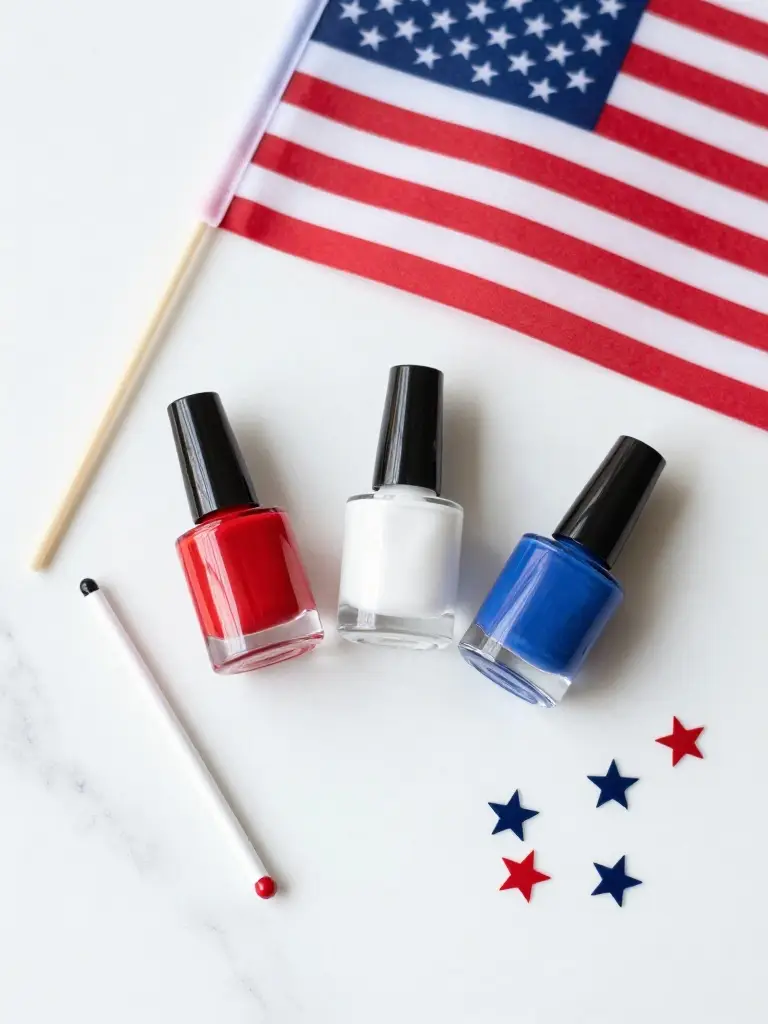 Simple 4th of July Nail Designs for Beginners