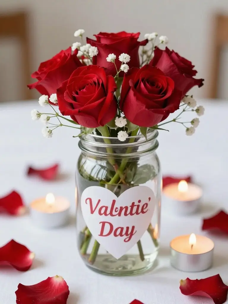 4: Creative DIY Valentines Day Centerpiece Ideas for Your Party Table