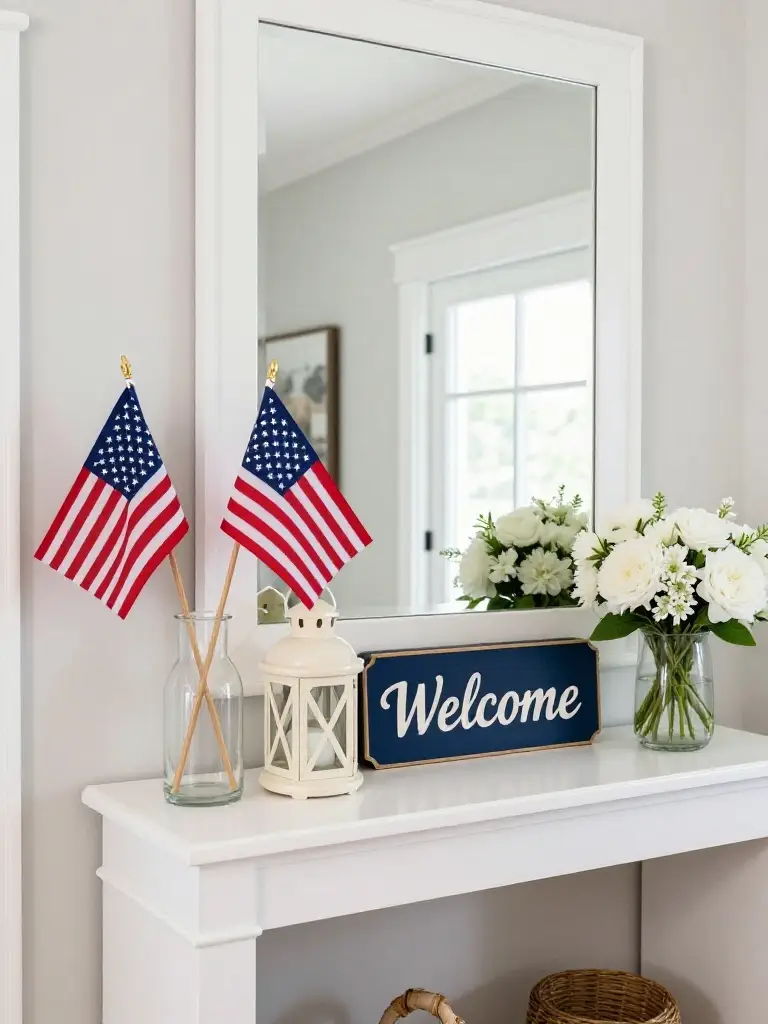 Welcoming Entryway Decor for Independence Day