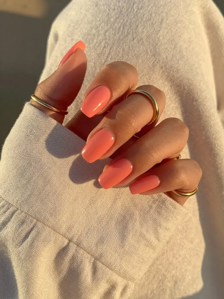 Coral Nail Shades That Define Summer Style