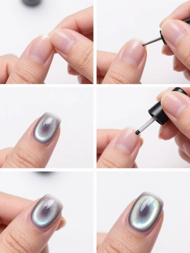 Step-by-Step Guide to Achieving Cat Eye Nails