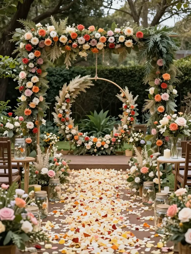 Floral Decorations for a Magical Outdoor Setting