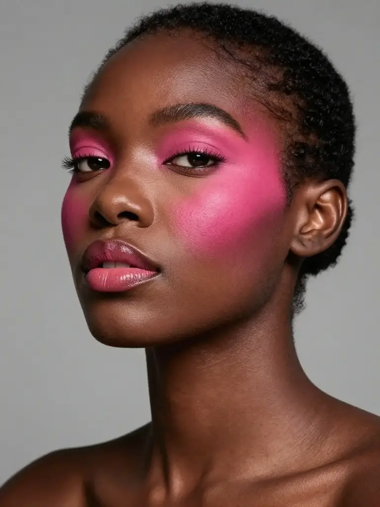Flattering Pink Blushes for Deep and Dark Skin