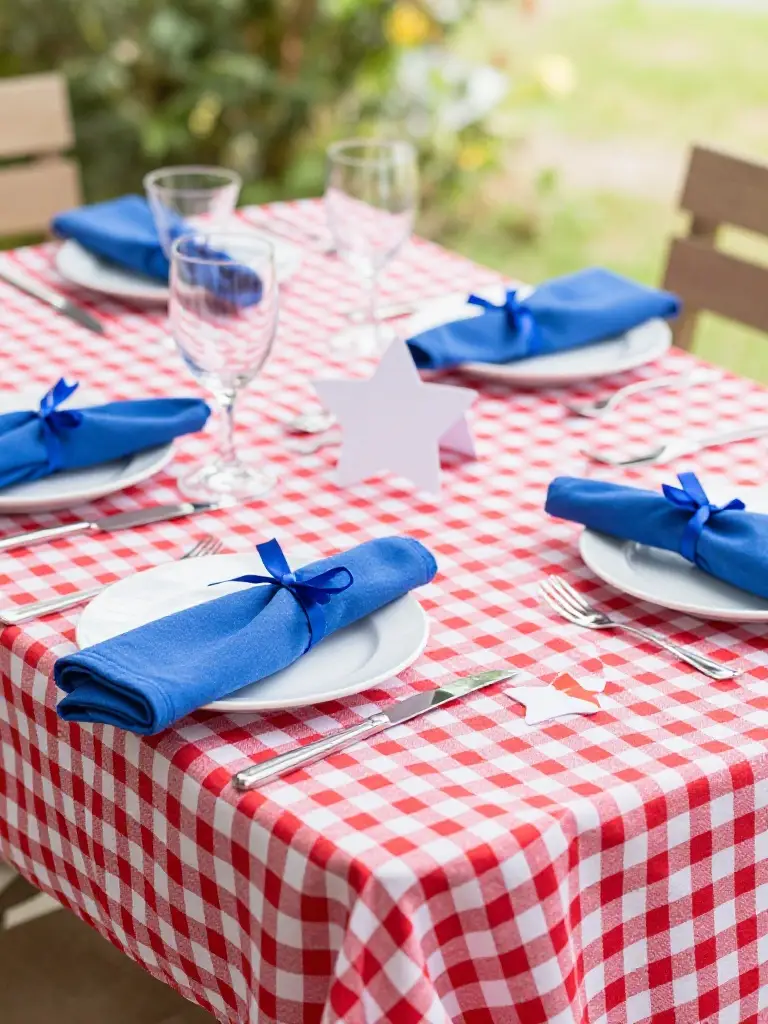 Patriotic Table Setting Ideas for Your Guests