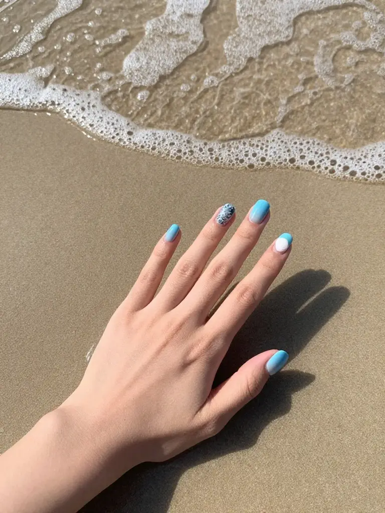 Beach-Inspired Nail Ideas for Vacation Season
