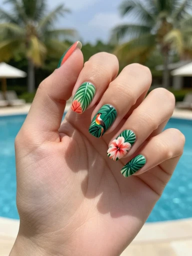 Tropical Summer Nail Art Inspiration