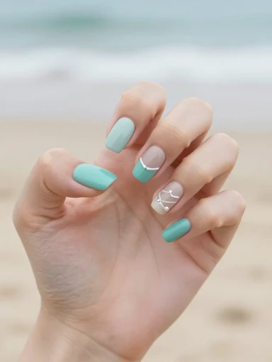Beach-Inspired Summer Nail Designs