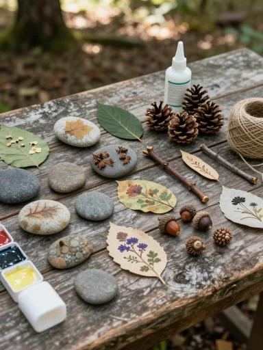 Nature-Inspired Summer Crafts Using Outdoor Materials
