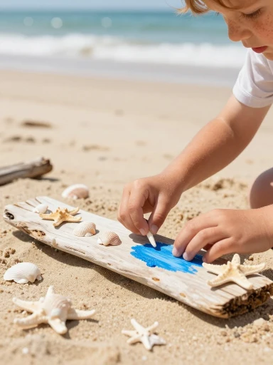 Beach-Themed Craft Projects for Kids
