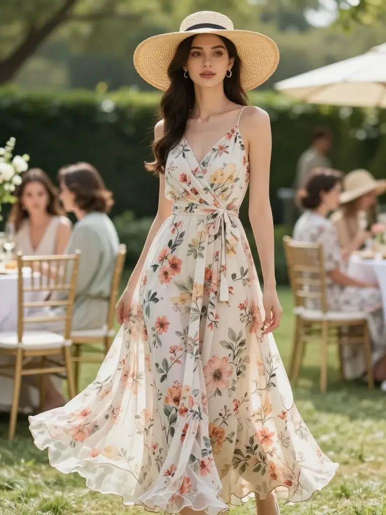 Whimsical Garden Party Outfit Ideas for Women