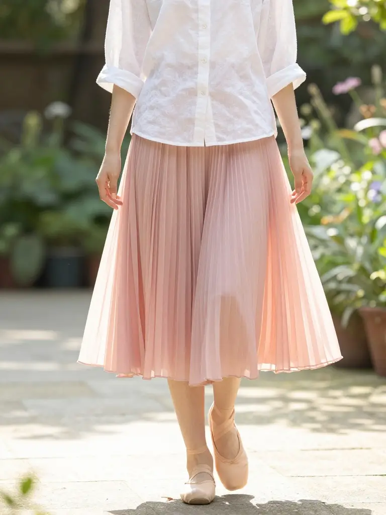 Feminine Pastel Skirt Outfits with Old Money Elegance