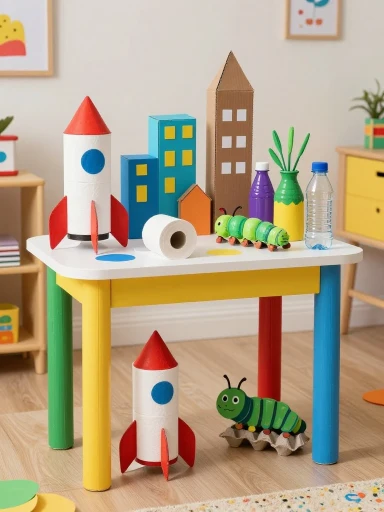 Recycled Material Crafts That Teach Creativity
