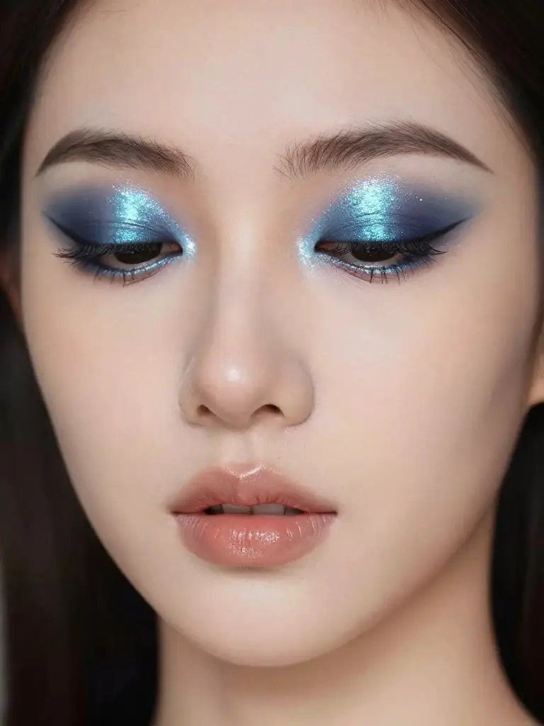 Siren Eye Makeup for Hooded Eyes